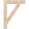 Ekena Millwork Traditional Block Smooth Bracket w/ Offset Brace, Douglas Fir, 7 1/2"W x 36"D x 48"H BKT0806X36X48TRA05SDF - alternate 4
